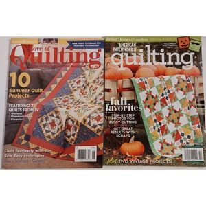 Lot 2 Quilting Magazine May/June 2016 + October 2018